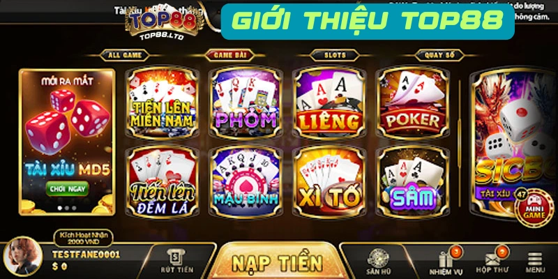 Những lý do nên lựa chọn cổng game Top88 để trải nghiệm