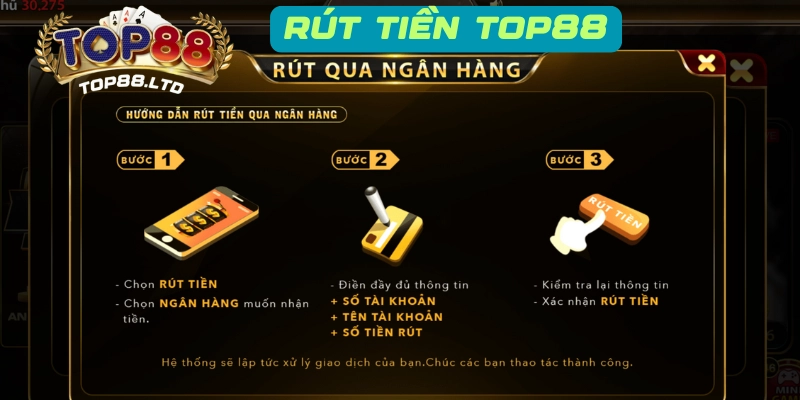 Điều kiện để rút tiền Top88 thành công