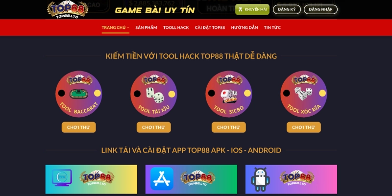 Hướng dẫn cách tải app Top88 trên điện thoại đơn giản